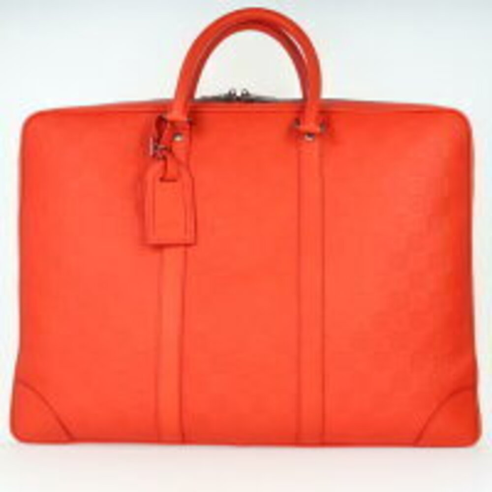 Louis Vuitton Porte Documents Voyage Fusion Damier Infini Black Business Bag